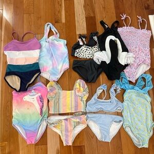 Girls Swimsuit Collection Size 6-8